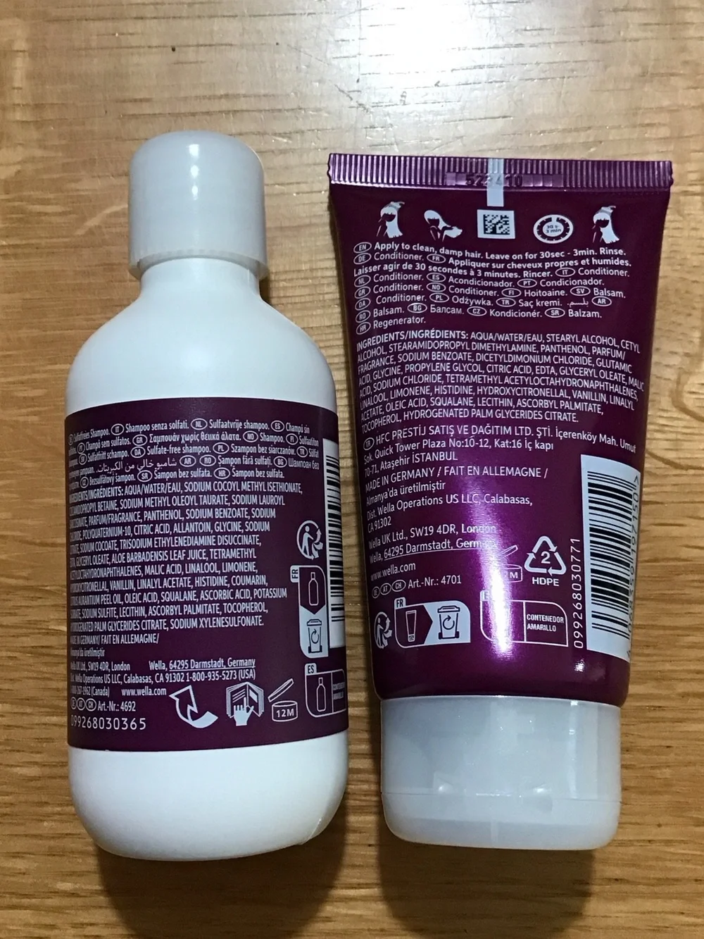 Wella Ultimate Color Shampoo & Conditioner Duo